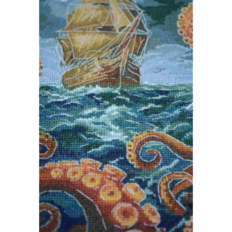 Kit de point de croix "The abyss" 18x27 cm AAH-292