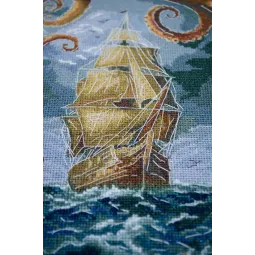 Kreuzstich-Set "Der Abgrund" 18x27 cm AAH-292