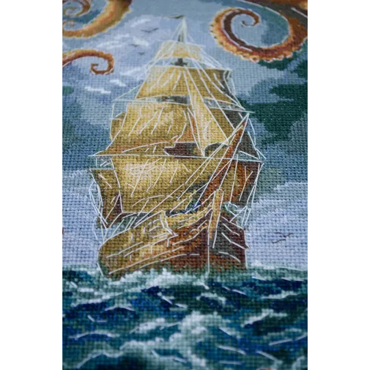 Набор для вышивания крестиком "Бездна" 18x27 см AAH-292