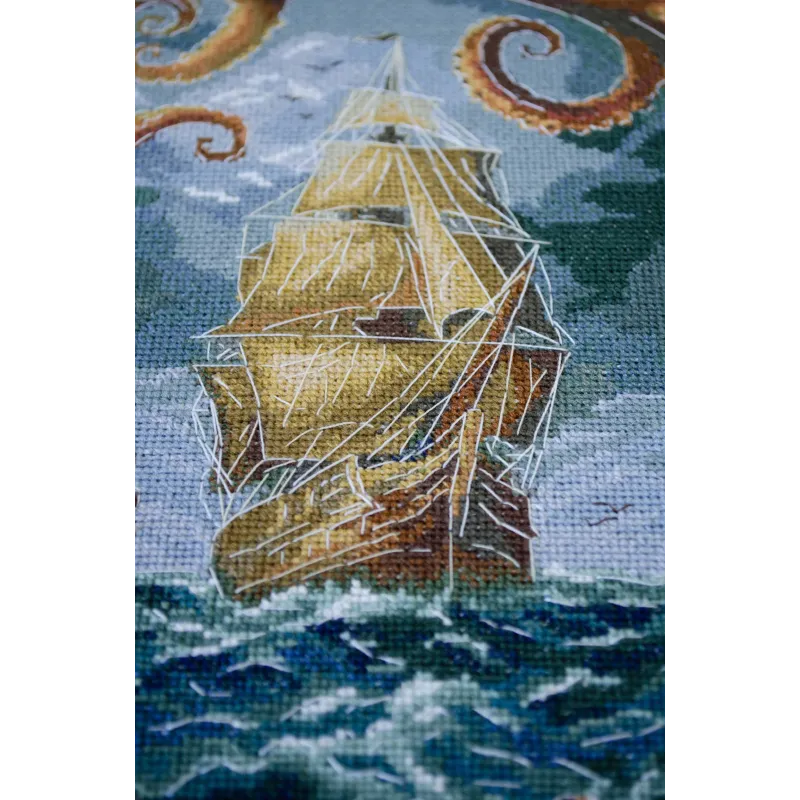 Kit de point de croix "The abyss" 18x27 cm AAH-292