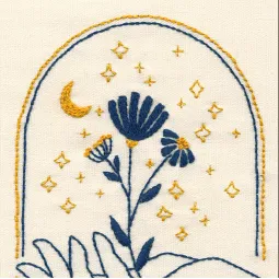 Kit de point de croix "Soyez gentil avec vous-même" D71-06260