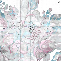 Kreuzstich-Set "Zitronen-Glas" 35x25 cm D70-35442
