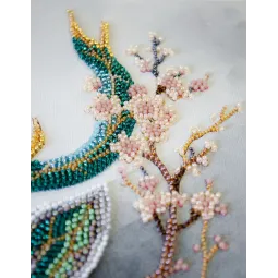 Kit de broderie de perles principal "Esprit forêt" 24x36 cm AAB-956