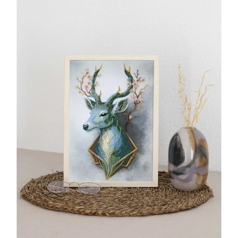 Main Bead Embroidery Kit "Forest Spirit" 24x36 cm AAB-956