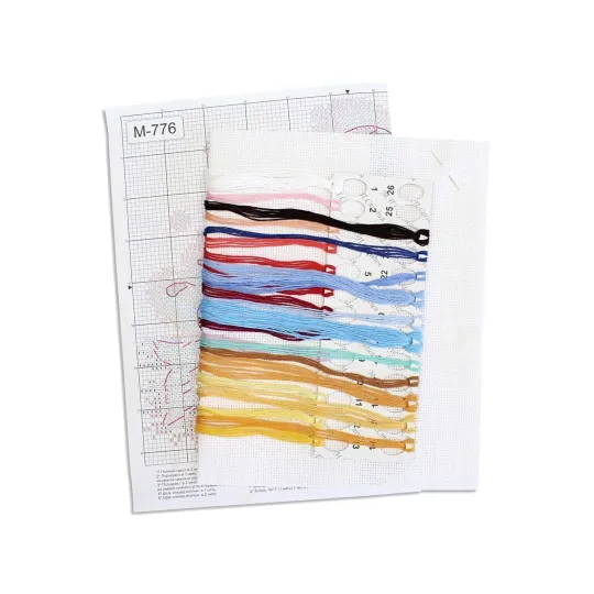 Cross stitch kit "Fun bathing" 15x20 cm SM-776