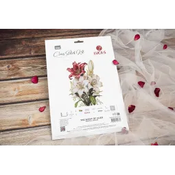 Cross Stitch Kit. "The Scent of Lilies" 24 x 34 cm SB7054