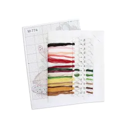 Набор для вышивания крестом "Встречаем Новый год" 15*19 см SM-774