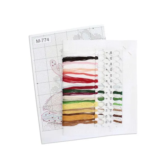 Kreuzstich-Set "Den Jahreswechsel feiern" 15*19 cm SM-774