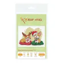 Cross stitch kit "Celebrating the New Year" 15*19 cm SM-774