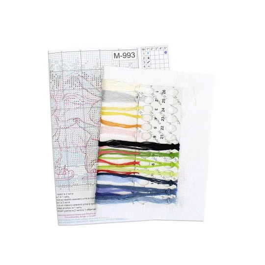 Kreuzstich-Set "Festlicher Rundtanz" 13x20 cm SM-993