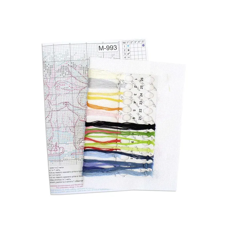 Kreuzstich-Set "Festlicher Rundtanz" 13x20 cm SM-993