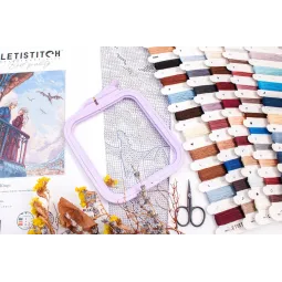 Набор для вышивания крестом "Hearts Over Kings" 29 x 43 см SLETIL9961