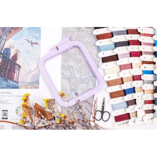 Cross stitch kit "Hearts Over Kings" 29 x 43 cm SLETIL9961