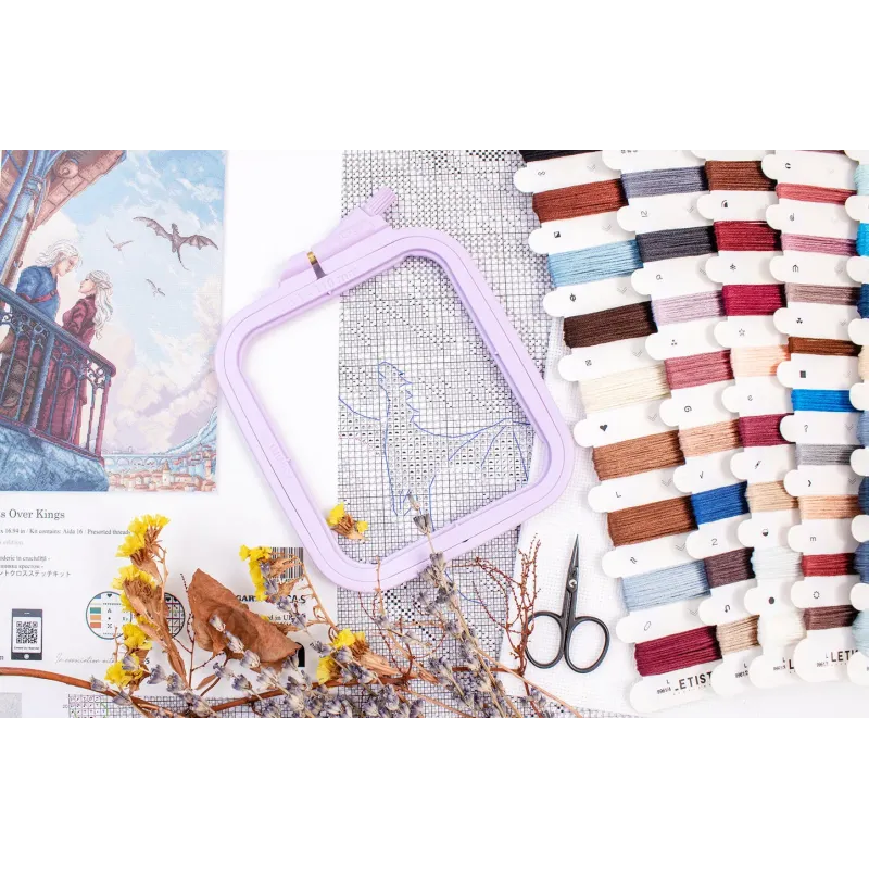 Cross stitch kit "Hearts Over Kings" 29 x 43 cm SLETIL9961