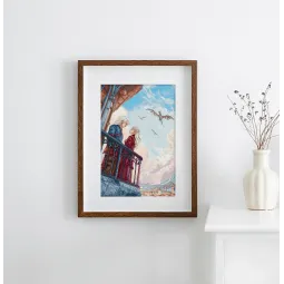 Kit de point de croix "Hearts Over Kings" 29 x 43 cm SLETIL9961