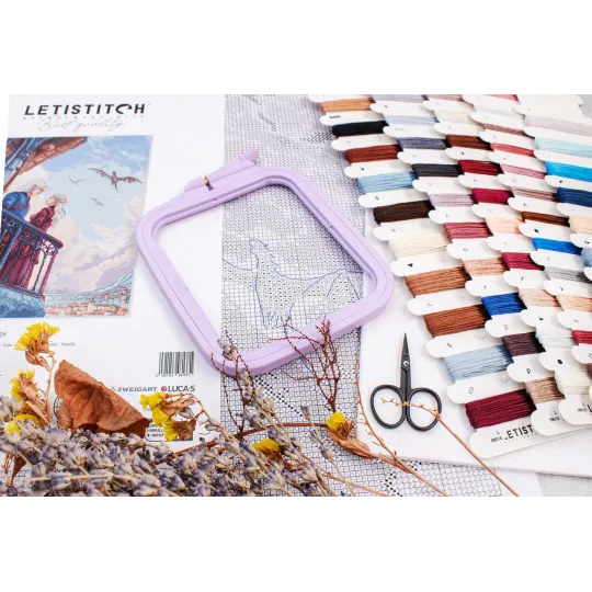 Kit de point de croix "Hearts Over Kings" 29 x 43 cm SLETIL9961