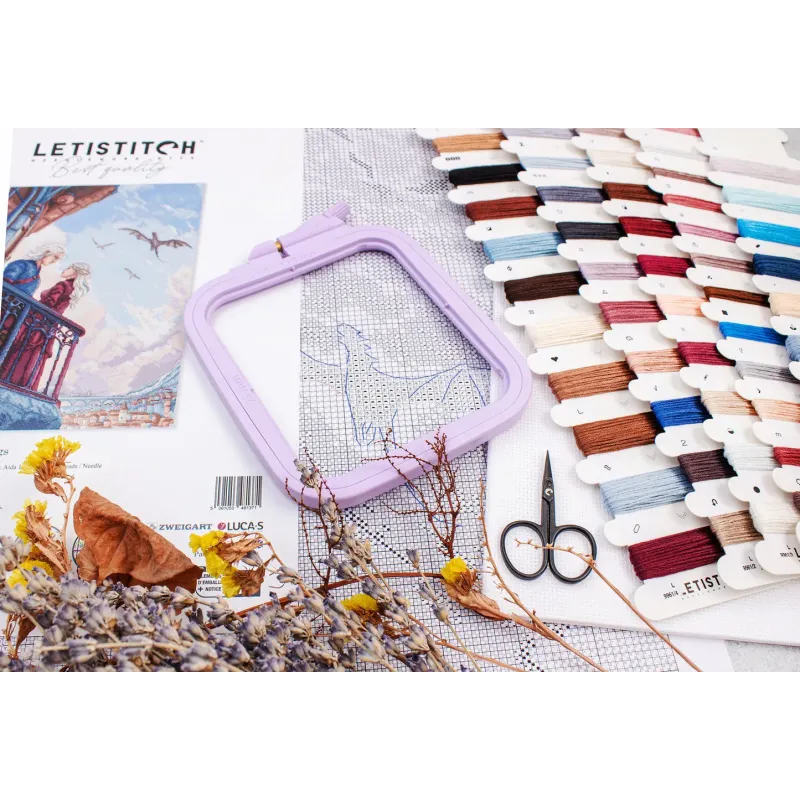 Kit de point de croix "Hearts Over Kings" 29 x 43 cm SLETIL9961