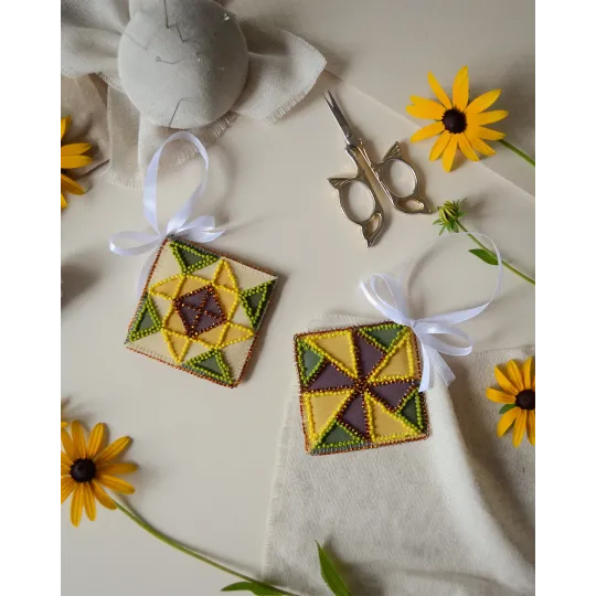 Décoration "Motif du soleil" 13,2x6,6 cm AABT-044