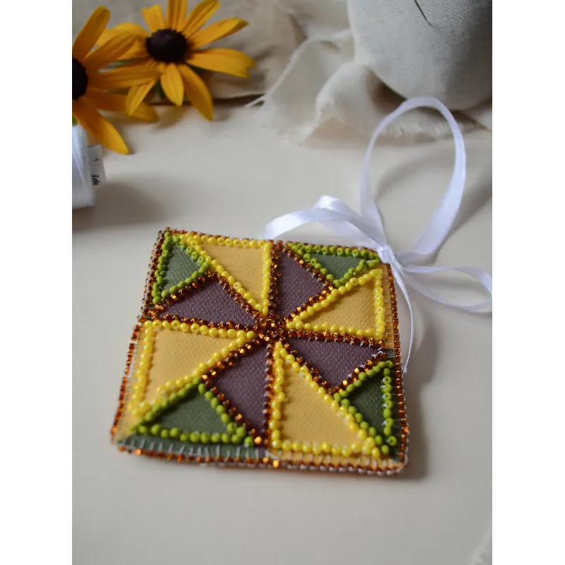 Dekoration "Motiv der Sonne" 13.2x6.6 cm AABT-044