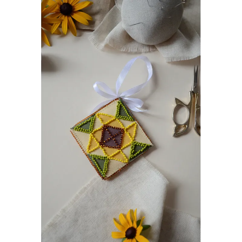 Décoration "Motif du soleil" 13,2x6,6 cm AABT-044