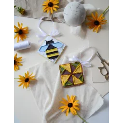 Décoration "Motif du soleil" 13,2x6,6 cm AABT-044