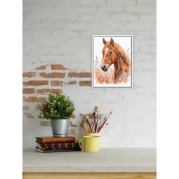 Cross stitch kit PANNA "In the steppe among the grasses" 26.5 x 33 cm PJ-7528