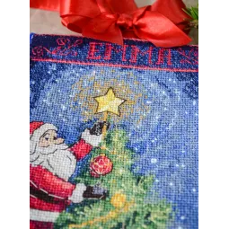 DIY Cross-stitch boot kit "Spark the celebration" 18x27 cm AAHH-001