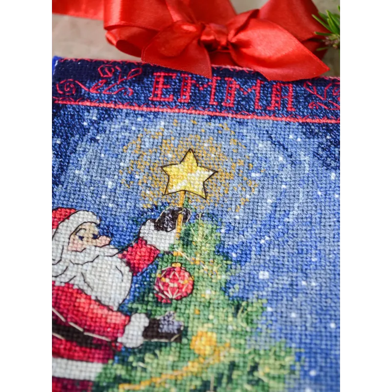 kryželiu siuvinėjimo rinkinys „Išskirk šventę“ 18x27 cm AAHH-001