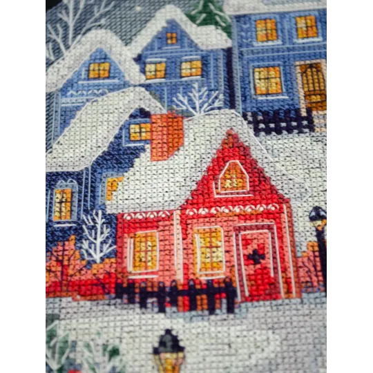 Kreuzstichset "Die Nacht vor Weihnachten" 19x26 cm AAH-302