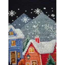 Cross-stitch kit "The night before Christmas" 19x26 cm AAH-302