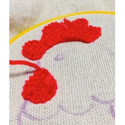 Kit de tapis à poinçonner "Coq" 14,5×13,5 cm SVK-005