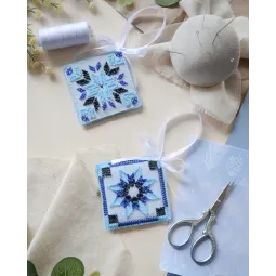 Décoration "Ambiance hivernale" 13.2x6.6 cm AABT-046