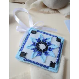 Decoration "Winter Vibes" 13.2x6.6 cm AABT-046