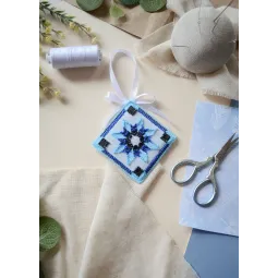 Décoration "Ambiance hivernale" 13.2x6.6 cm AABT-046