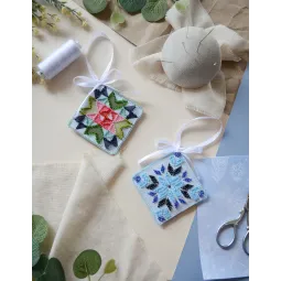 Decoration "Winter Vibes" 13.2x6.6 cm AABT-046