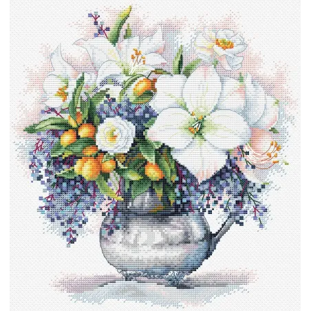 Kreuzstich-Set "Floral Etude" 23 х 24 cm SANTS-13