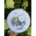 Kit de point de croix "Étude florale" 23 х 24 cm SANTS-13