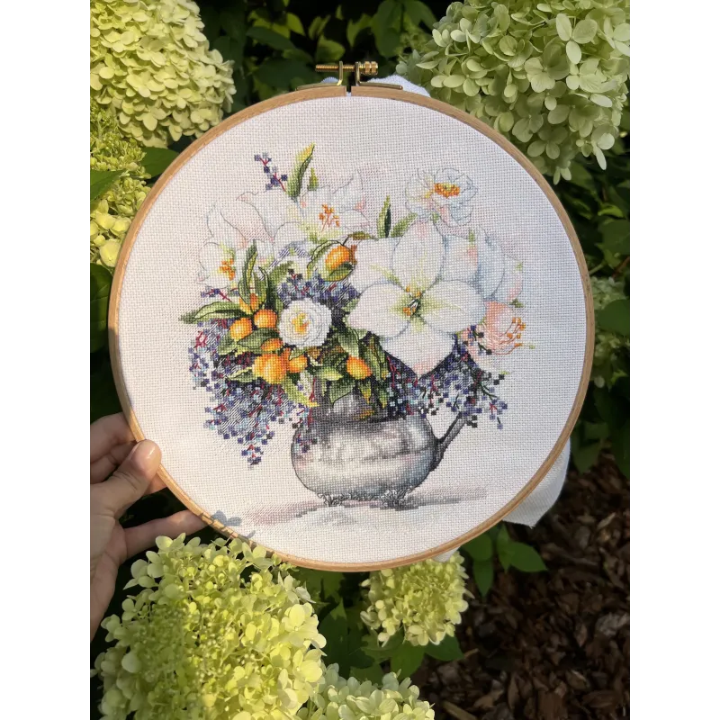 Kreuzstich-Set "Floral Etude" 23 х 24 cm SANTS-13