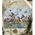 Kit de point de croix "Les canards volent" 25,5 х 19,5 cm SANL-26