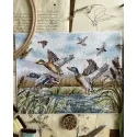 Kit de point de croix "Les canards volent" 25,5 х 19,5 cm SANL-26