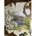 Kryželiu siuvinėjimo rinkinys „Alyvos prie namo“ 28 х 22,2 cm SANS-77