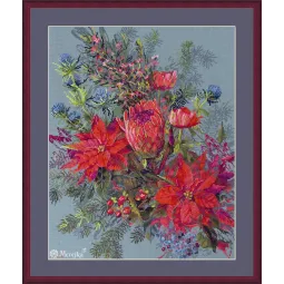 Cross stitch kit "Christmas Arrangement" 30х42 cm SK272