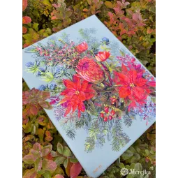 Набор для вышивания крестиком "Рождественская композиция" 30х42 см SK272