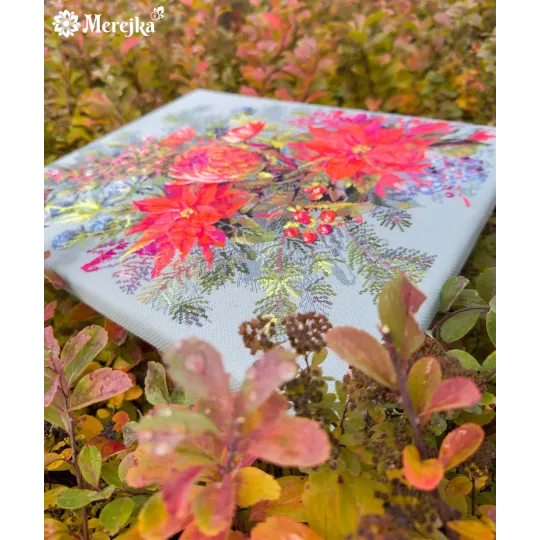 Kryželių siuvinėjimo rinkinys "Kalėdinis susitarimas" 30х42 cm SK272