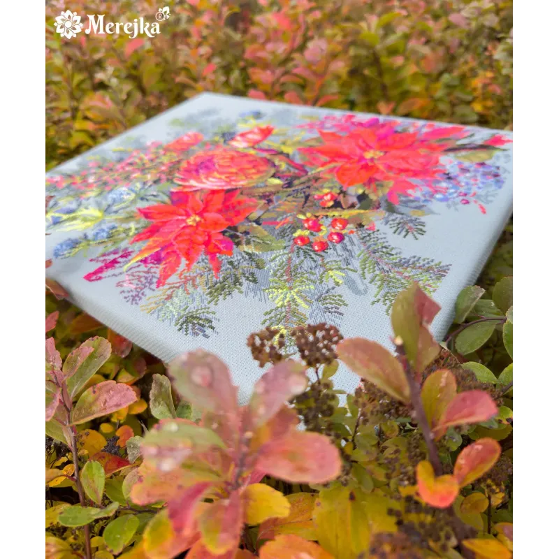 Kryželių siuvinėjimo rinkinys "Kalėdinis susitarimas" 30х42 cm SK272