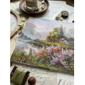Cross stitch kit "Land of mists" 19x19 cm SANK-69