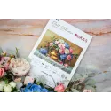 Kit Petit Point "Floraison Dorée" 30x21 cm SG723