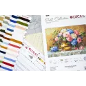 Kit Petit Point "Floraison Dorée" 30x21 cm SG723