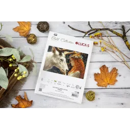 Kit de point de croix. "L'esprit doux de la forêt" 52 x 32 cm SB724