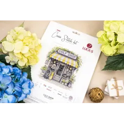 Cross Stitch Kit. "Golf Shop" 24 x 25 cm SB1438